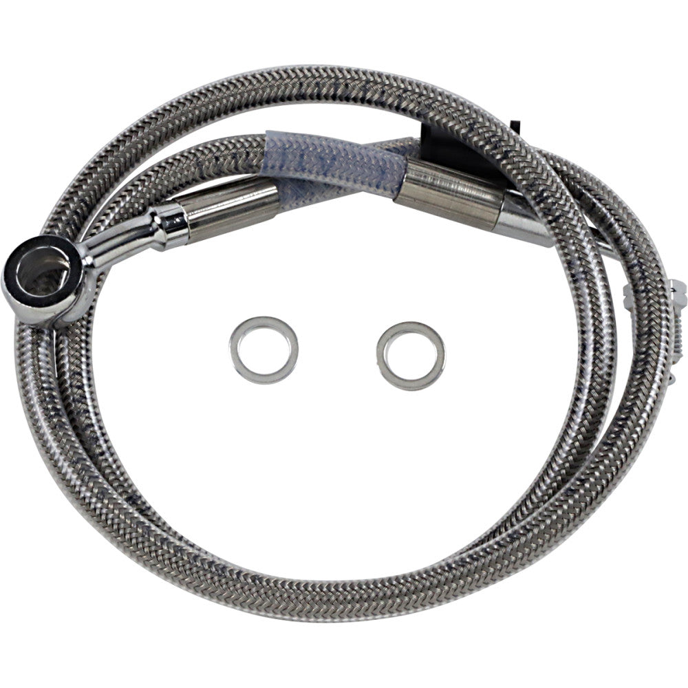 18-21 for Harley FLHC/FXBB/FXLR/FXST DS Front Brake Line Kit +4 Upper W/ ABS