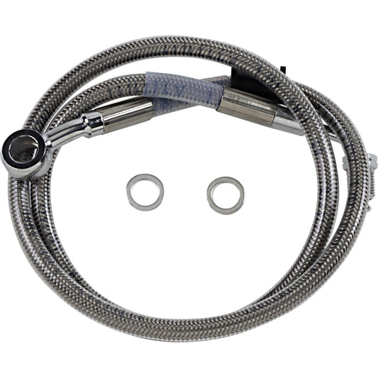 18-21 for Harley FLHC/FXBB/FXLR/FXST DS Front Brake Line Kit +4 Upper W/ ABS