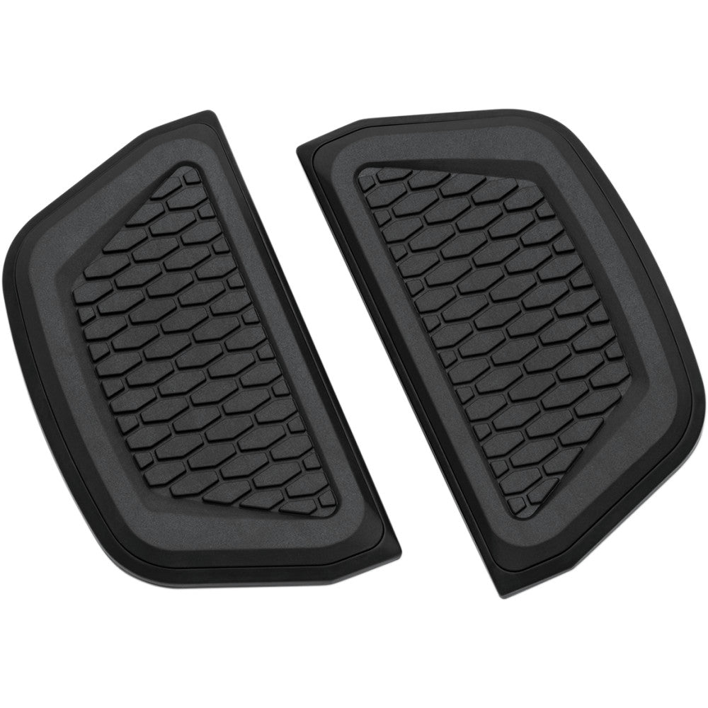 2009-2020 for Harley Tri Glide FLHTCUTG Passenger Hex Floorboard Inserts Black