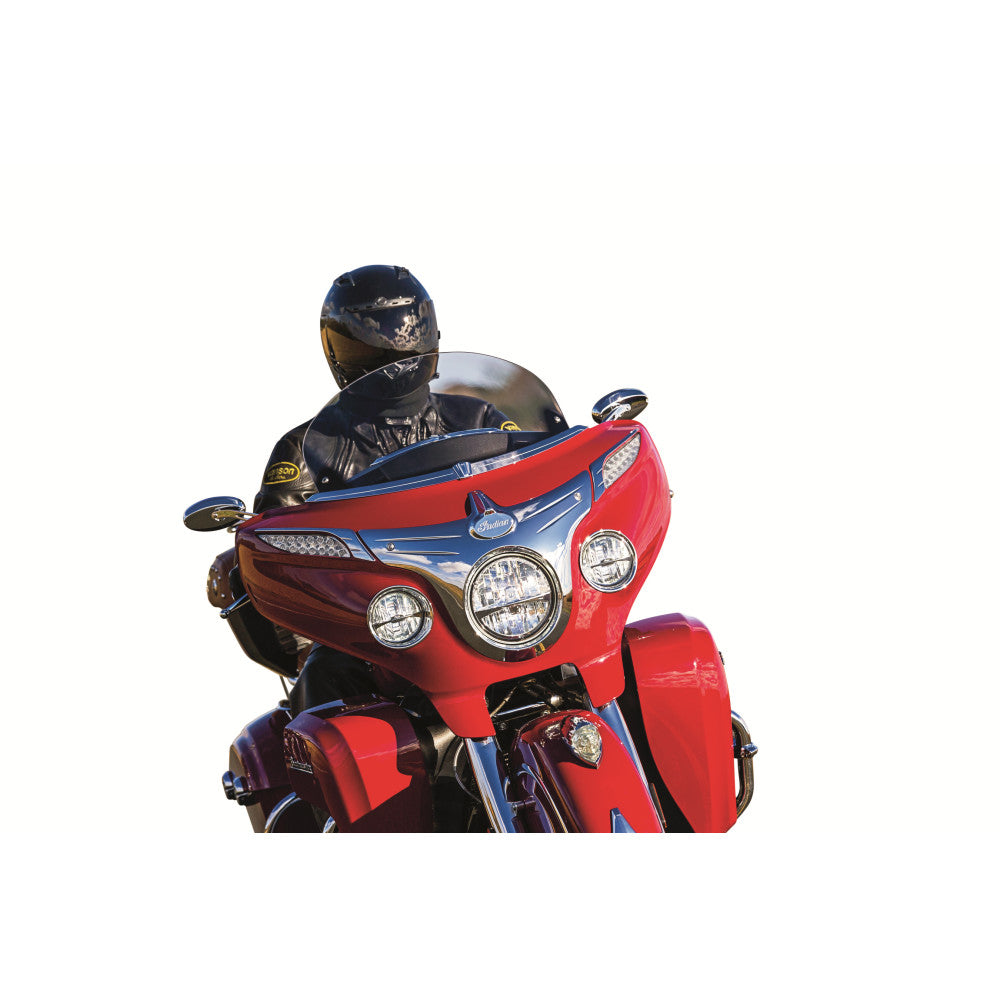 2014-2018 for Indian Chieftain KURYAKYN Driving Light Bezels Chrome 5622