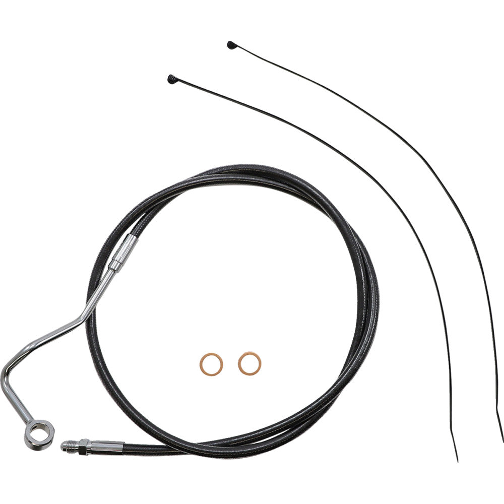 21-22 for Harley FLHR MAGNUM Control Cable Kit Black Pearl 18-20