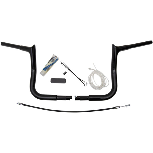 2009-2013 for Harley Tri Glide FLHTCUTG Handlebar Kit Pointed Top 10" Black