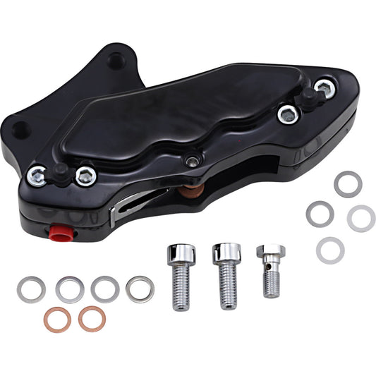 13-19 for Indian Chieftain HAWG HALTERS 6-Piston Front Brake Caliper Black LS