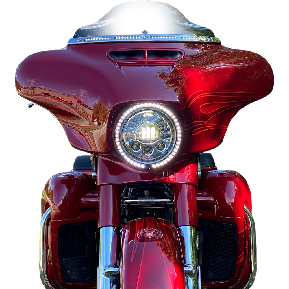 2014-2021 for Harley Street Glide Special FLHXS Sequential Trim Ring Chrome M81