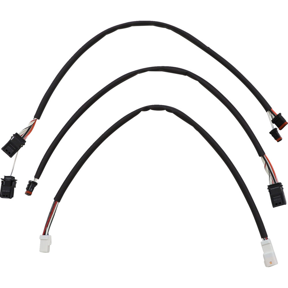 21-22 for HD FLTRX/S/ST W/ABS MAGNUM Cable Kit Full Lines Black 12-14