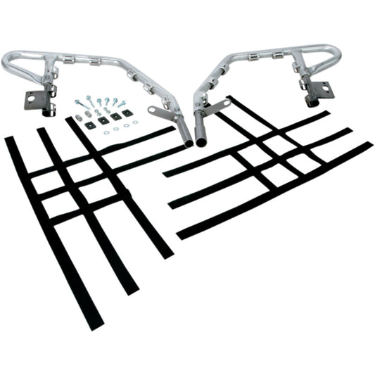 2008-2009, 2012-2014 for Honda TRX450ER Nerf Bars TRX 450 Natural/Black