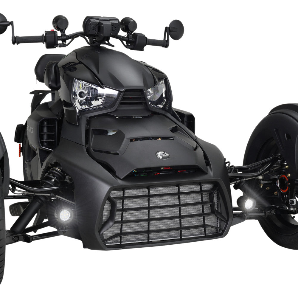 2019-2021 for Can-Am Ryker 600 ACE SHOW CHROME Mini LED Driving Light 41-401BK