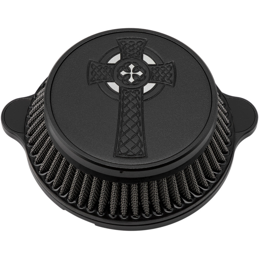 18-21 for Harley Softail Slim FLSL LA CHOPPERS Celtic Cross Air Cleaner Black M8