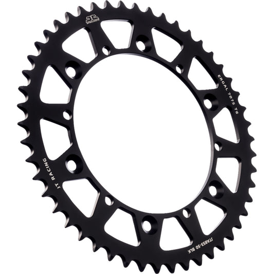 74-'98 for Yamaha YZ250 JT Rear Racelite Sprocket Alum 50T-520 Blk Yam