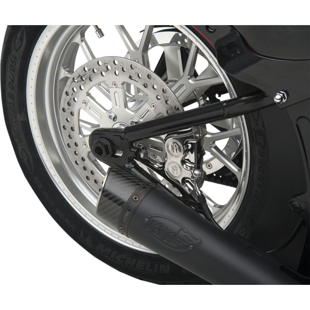 2012-2017 for Harley Softail Slim FLS 4-Piston Caliper Rear Chrome 08-17 Softail