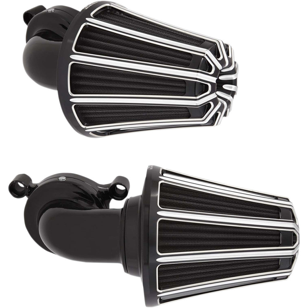 18-21 for Harley Softail Slim FLSL ARLEN NESS 10-Gauge Monster Air Cleaner Black