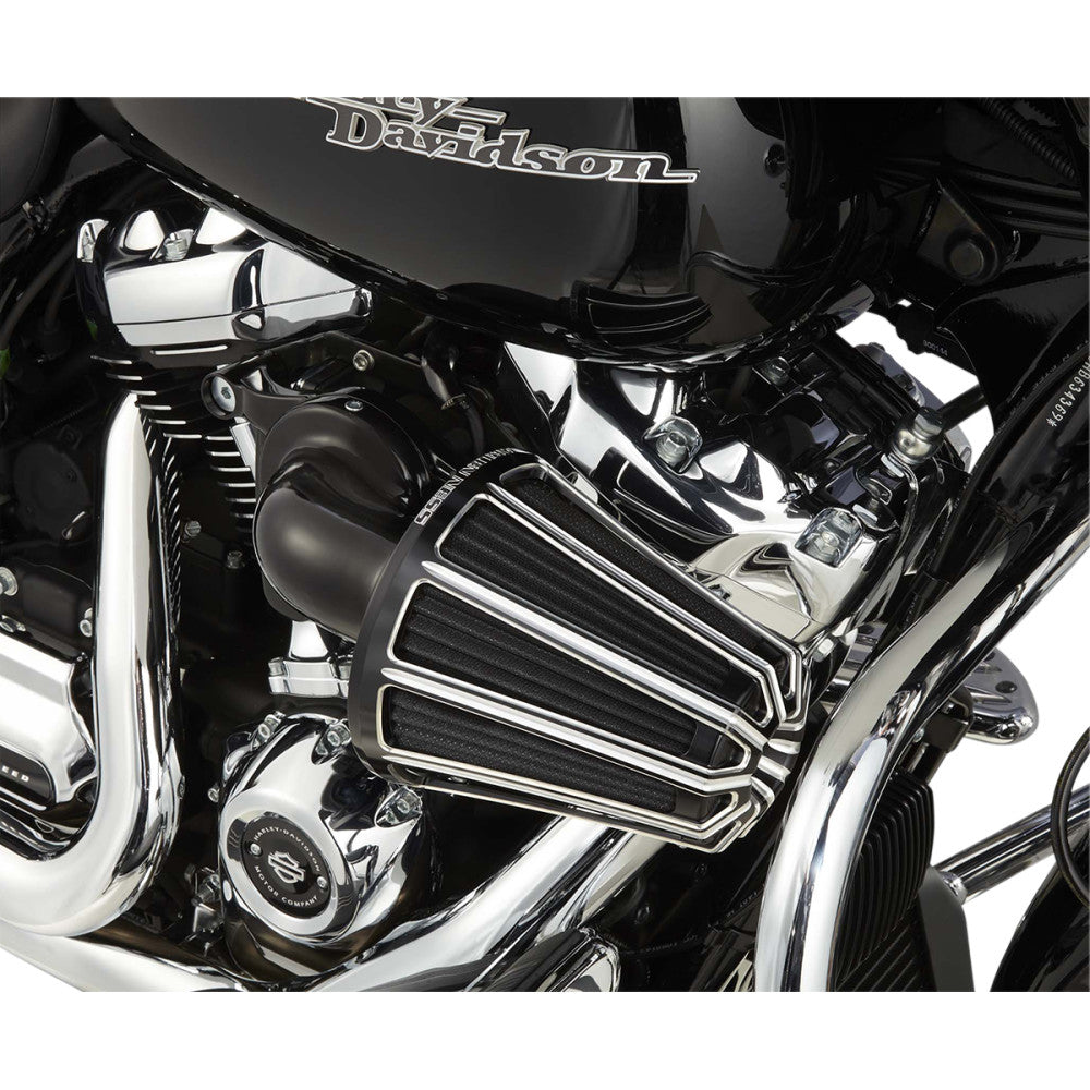 18-21 for Harley Softail Slim FLSL ARLEN NESS 10-Gauge Monster Air Cleaner Black