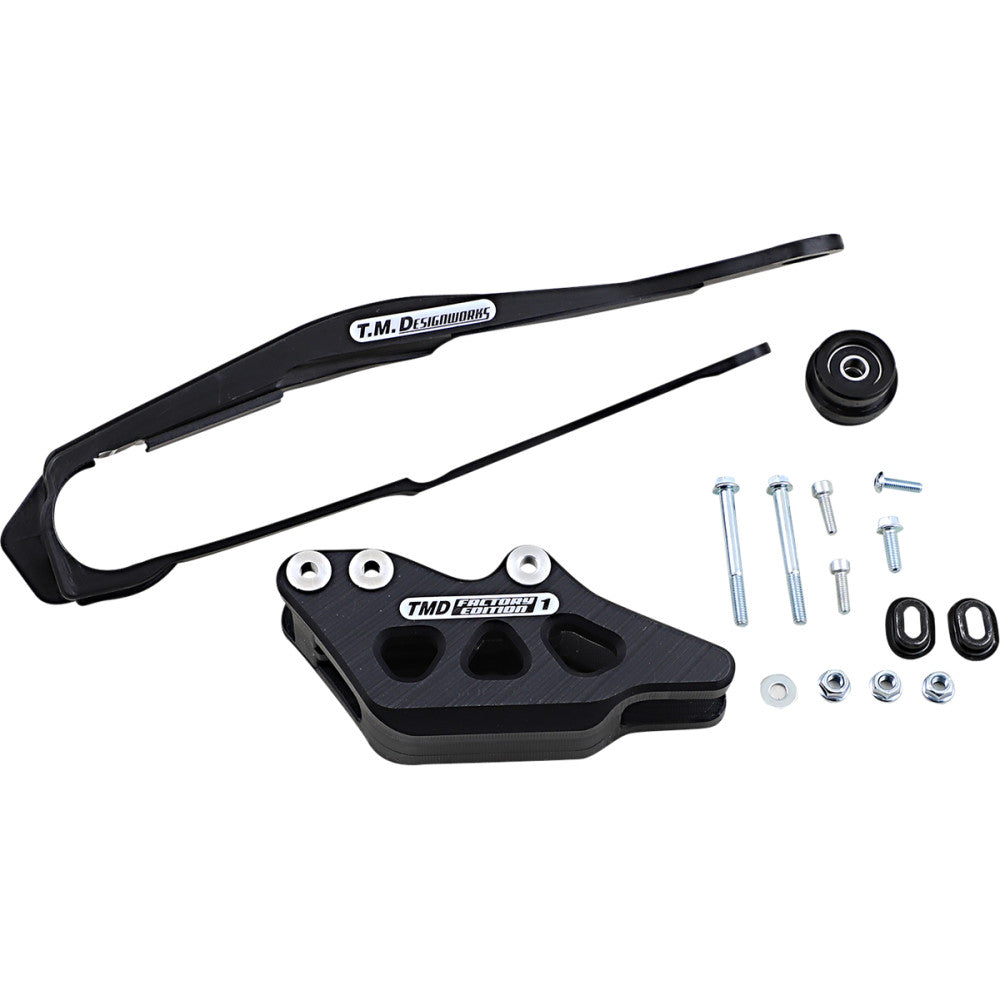 2007-2016 for Honda CRF250X T.M. DESIGNWORKS Chain Guide/Slider Black DCK-OR3-BK