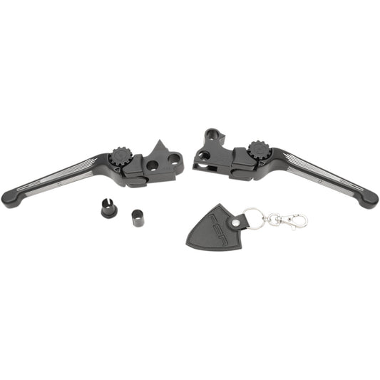 2008-2017 for Harley Fat Bob FXDF POWERSTANDS RACING Lever Set Anthem Contrast