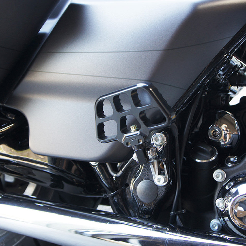 2018-2019 for Harley Softail Slim FLSL Passenger Mini Floorboards Raw Softail