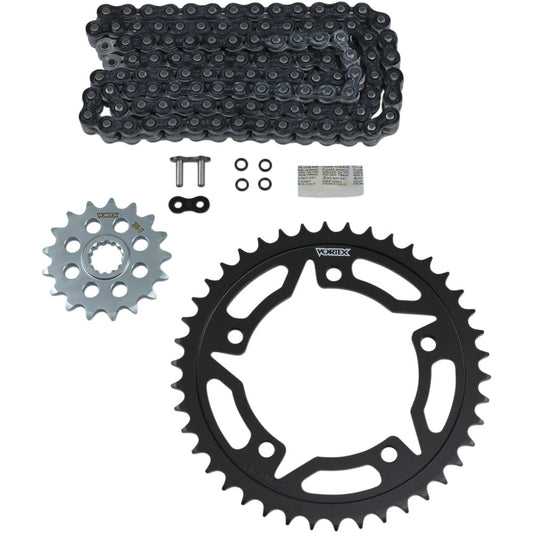 2015-2019 for Suzuki GSX-S 750 Z VORTEX Chain Kit Black GSX-R 750/Z CK6415