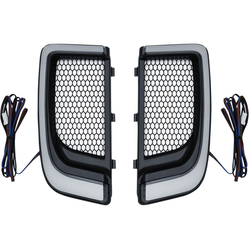 2014-2020 for Harley Electra Glide Ultra Limited FLHTK Lower Grille LED Black