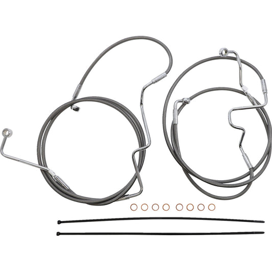 21-22 for Harley FLHRXS W/ ABS MAGNUM Cable Kit XR Full LInes 15-17" Bars