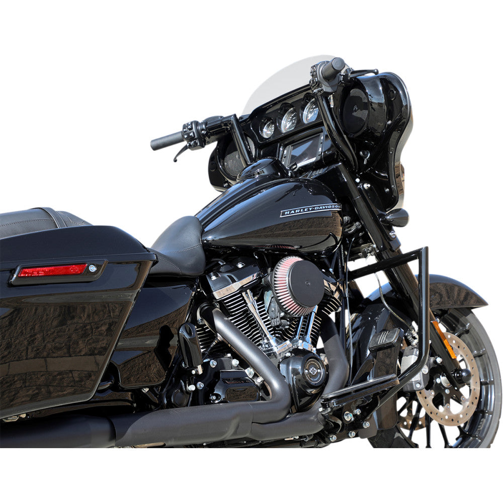 2014-2021 for Harley Street Glide Special FLHXS Engine Guard Black Twin Peaks