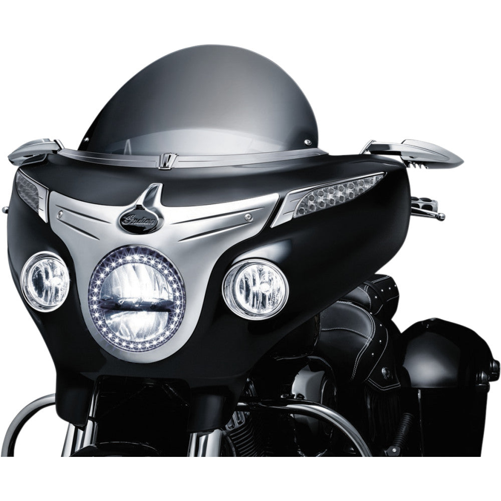 2014-2018 for Indian Chieftain KURYAKYN Driving Light Bezels Chrome 5622