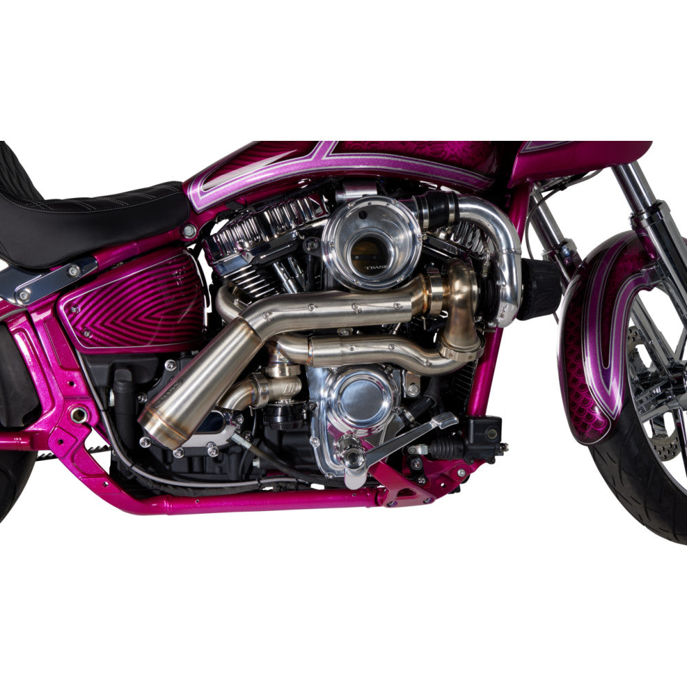 2017-2020 for Harley Road Glide Special FLTRXS Chrome Rocker Box Cover Grooved