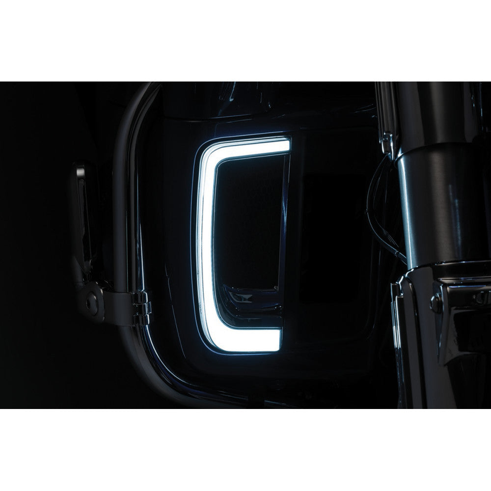 2014-2020 for Harley Electra Glide Ultra Limited FLHTK Lower Grille LED Chrome