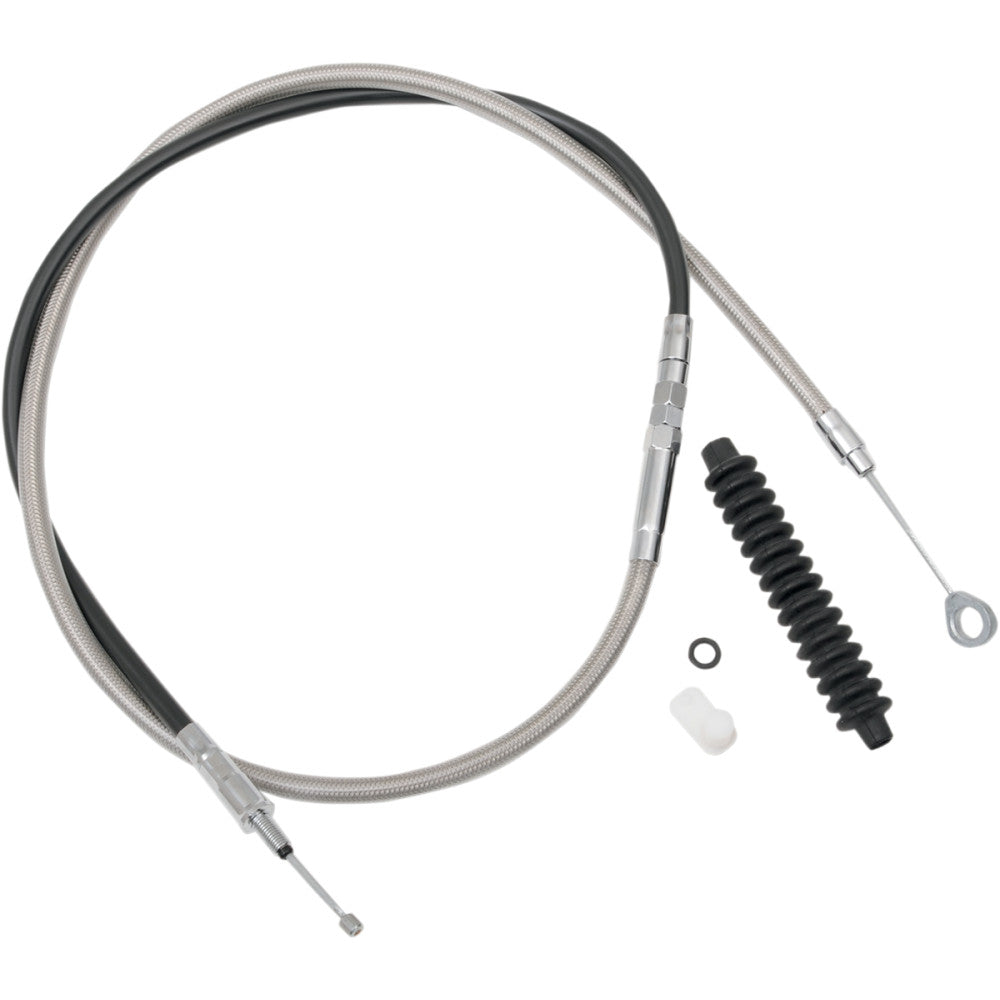 2009-2016 for Harley Road King EFI FLHR DRAG SPECIALTIES Clutch Cable Braided