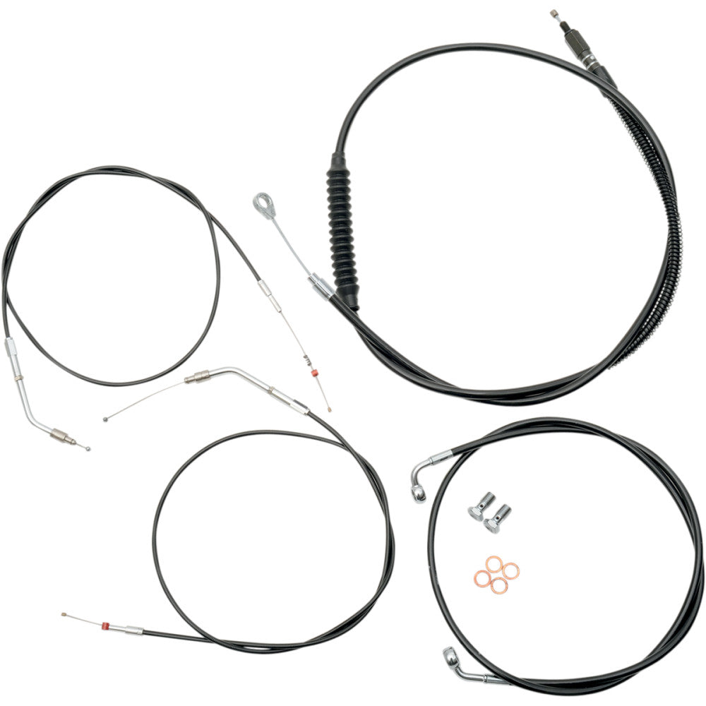 04-06 for Harley 883 XL Cable/Brake Line Kit 18