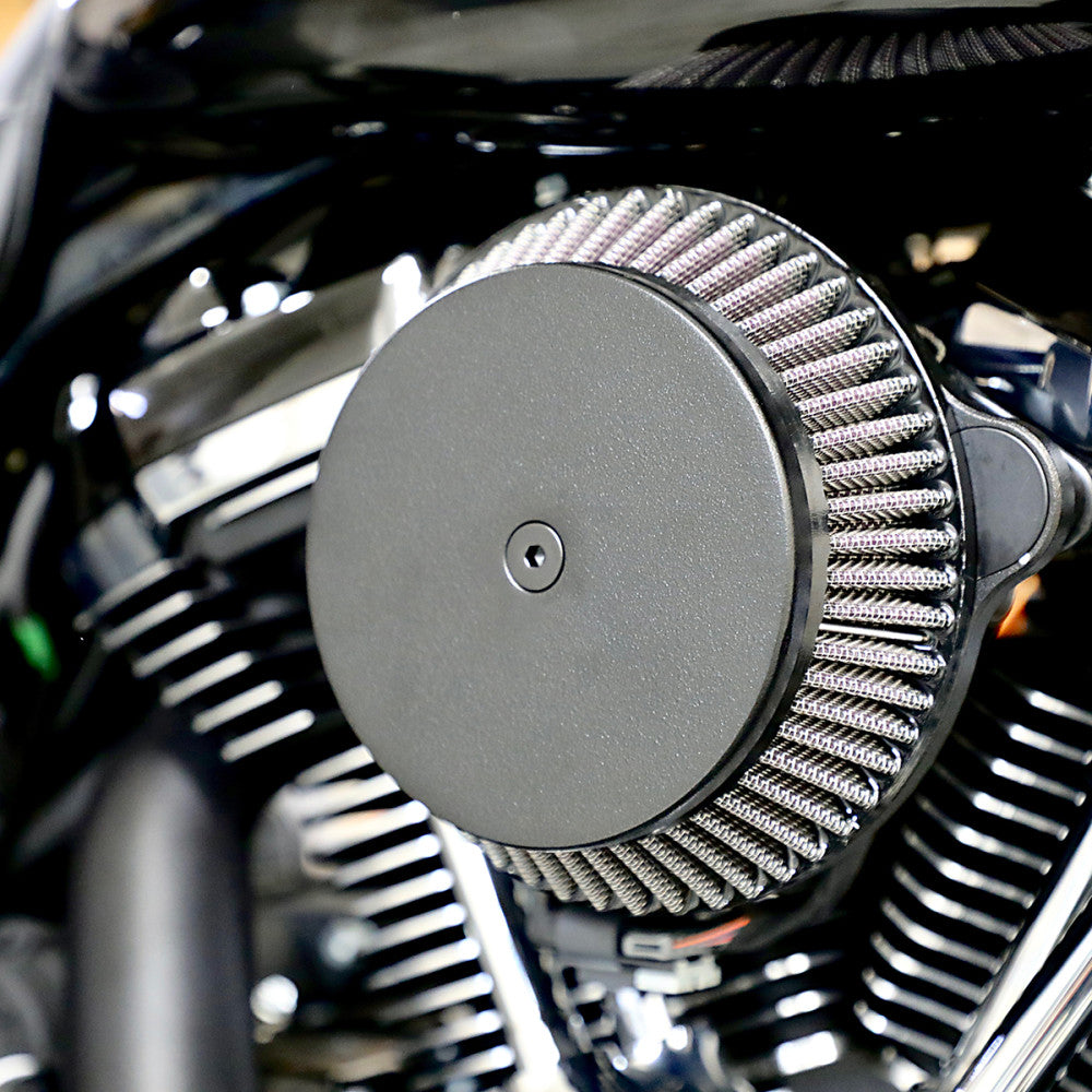 14-16 for Harley CVO Electra Glide Ultra Limited FLHTKSE Big Air Cleaner Black