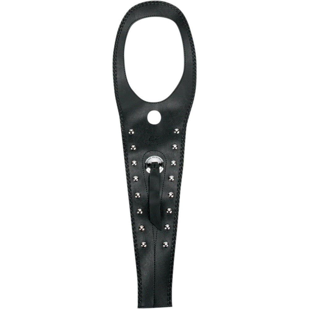 98-10 for Yamaha XVS 650 V-Star Silverado MUSTANG Tank Bib with Studs and Concho