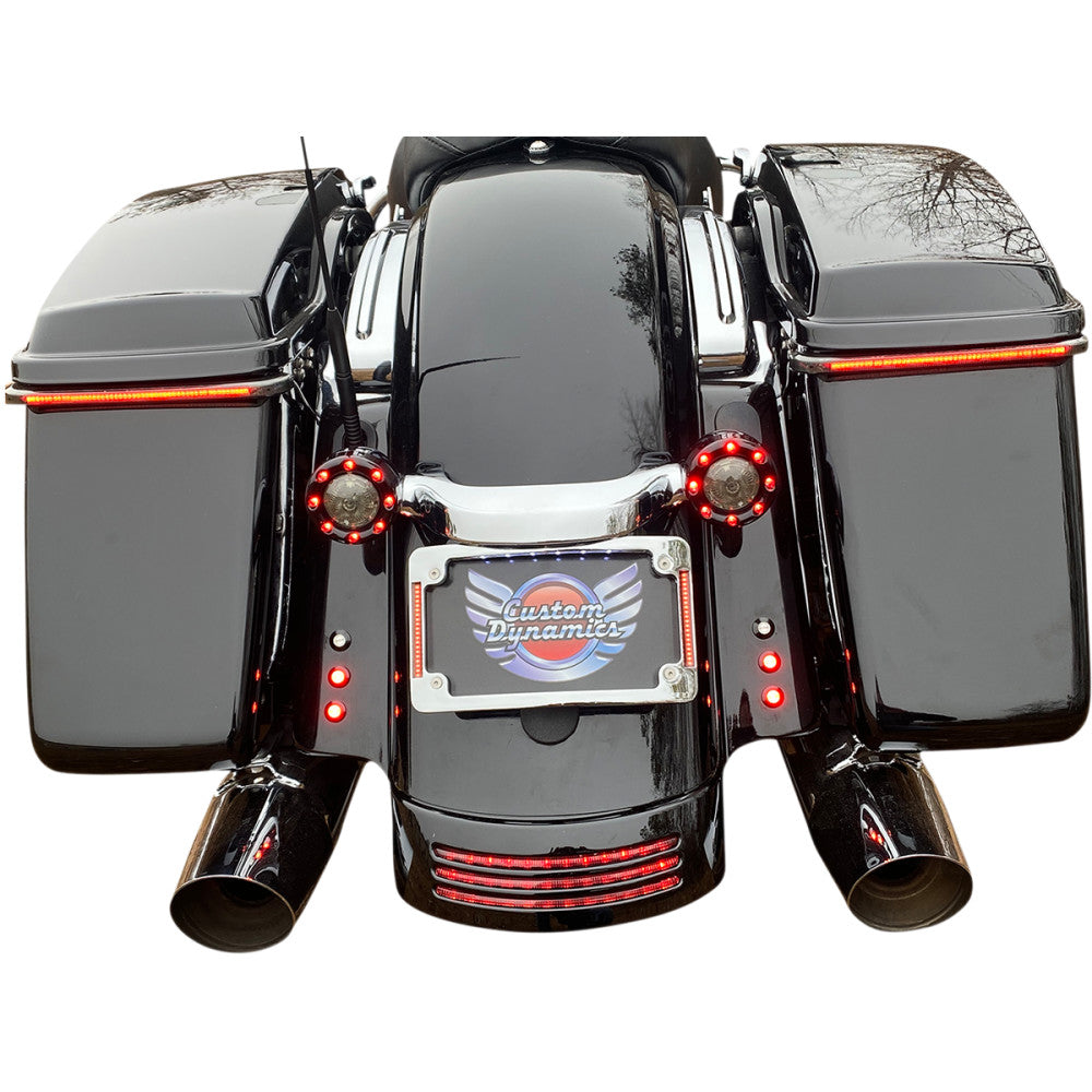 2015-2021 for Harley Road Glide Special FLTRXS Curved License Plate Frame Chrome