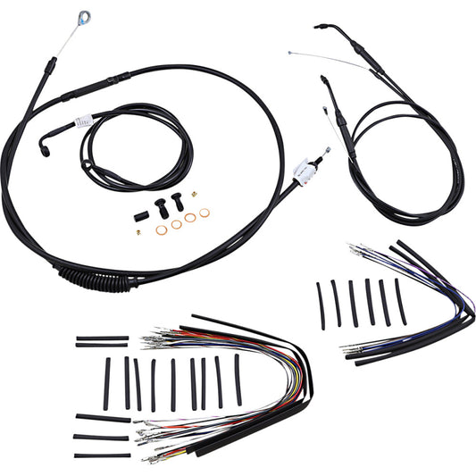 2008-2010 for Harley Super Glide EFI FXDI Control Kit 16" Ape Hanger Handlebars