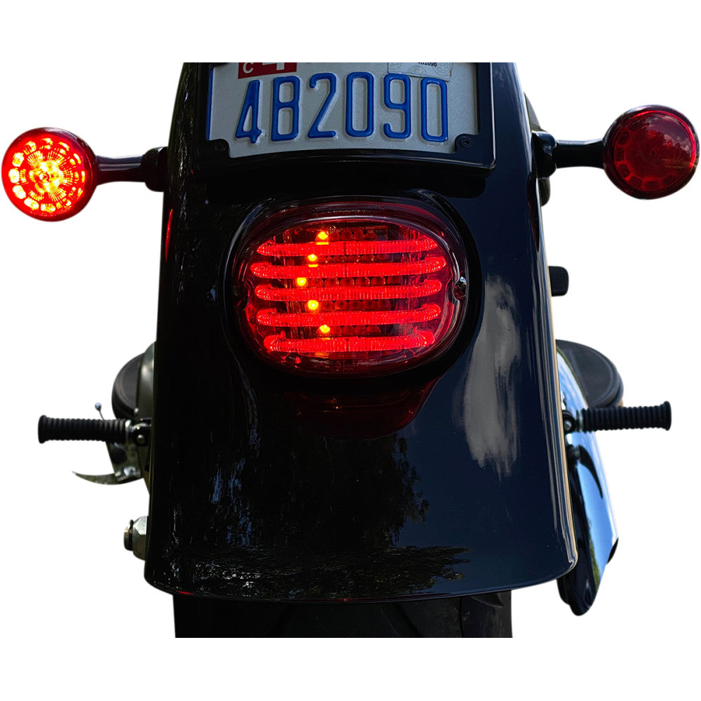 2011-2019 for Harley 883 SuperLow XLL Taillight/Turn Signal Top Window Red Lens