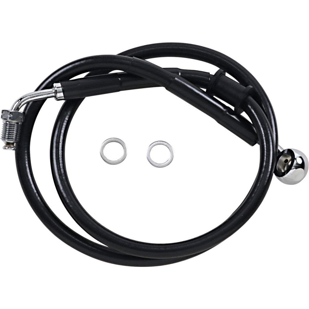 18-21 for Harley FLDE/FLSL/FLFBS/FLSB DS Front Brake Line +10 Upper W/ ABS