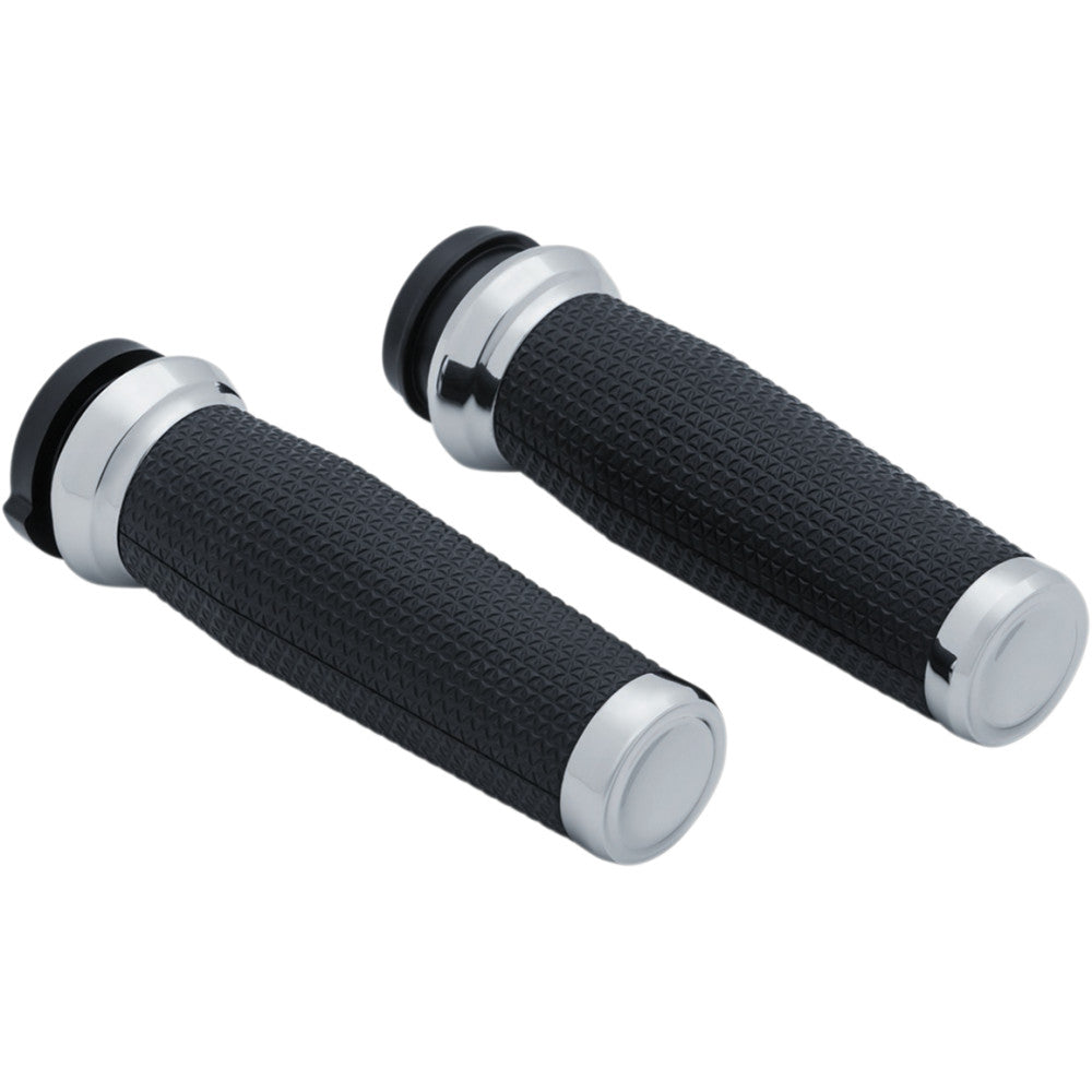 2018-2021 for Harley Softail Heritage Classic KURYAKYN Grips Thresher TBW Chrome