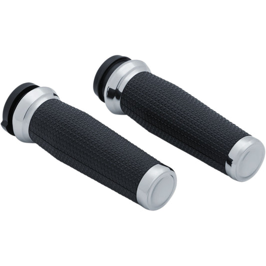 2018-2021 for Harley Softail Heritage Classic KURYAKYN Grips Thresher TBW Chrome