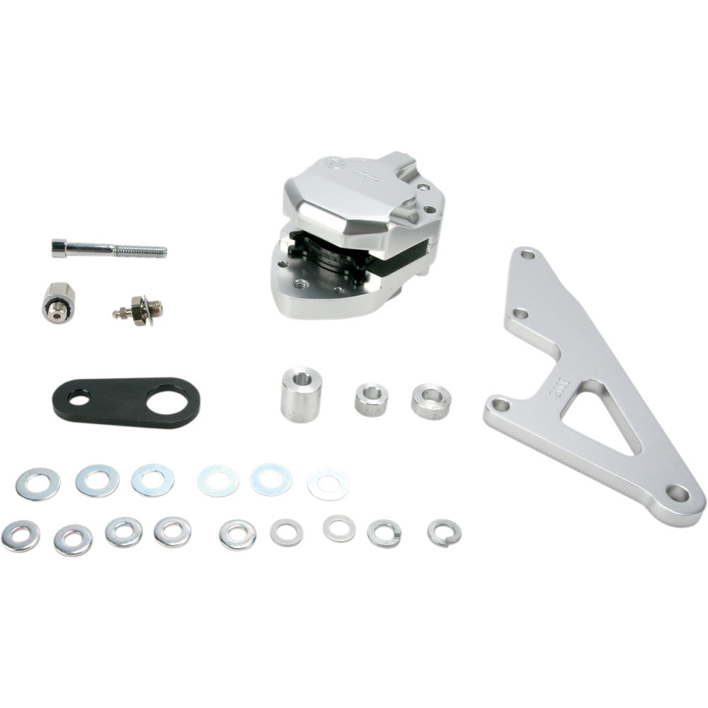 1974-1977 for Harley Sportster 1000 XLCH Front Caliper 74-77 FX Clear Anodized