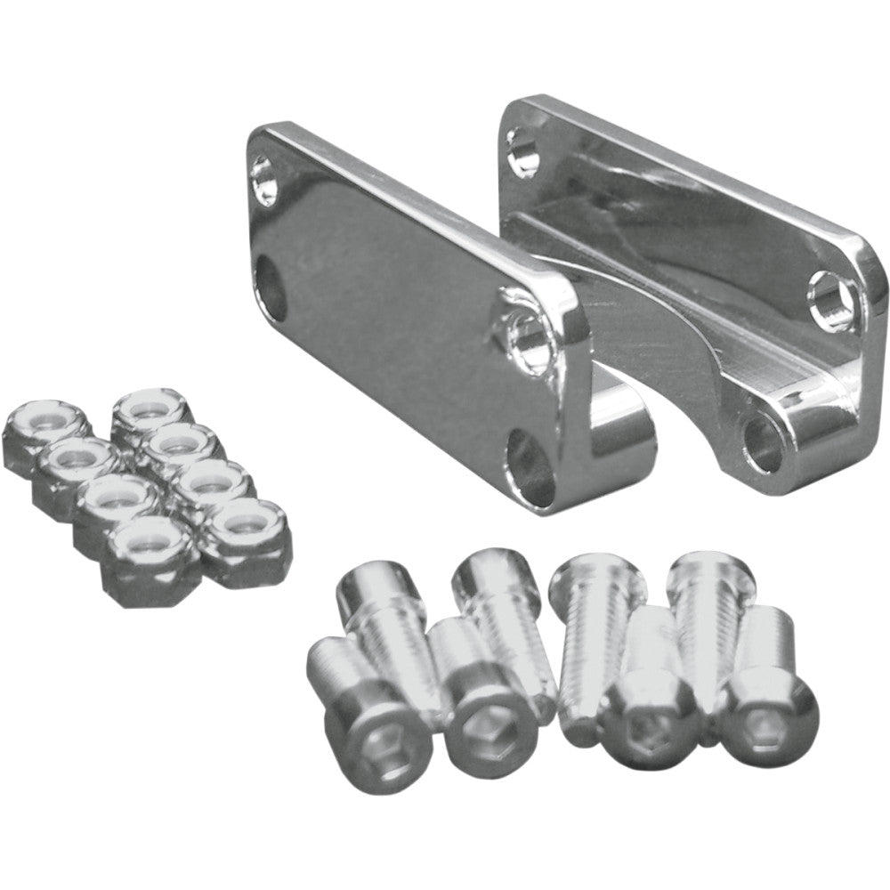 2013 for Harley CVO FLHTCUSE8 COVINGTONS Front Fender Relocator Chrome C1310-C