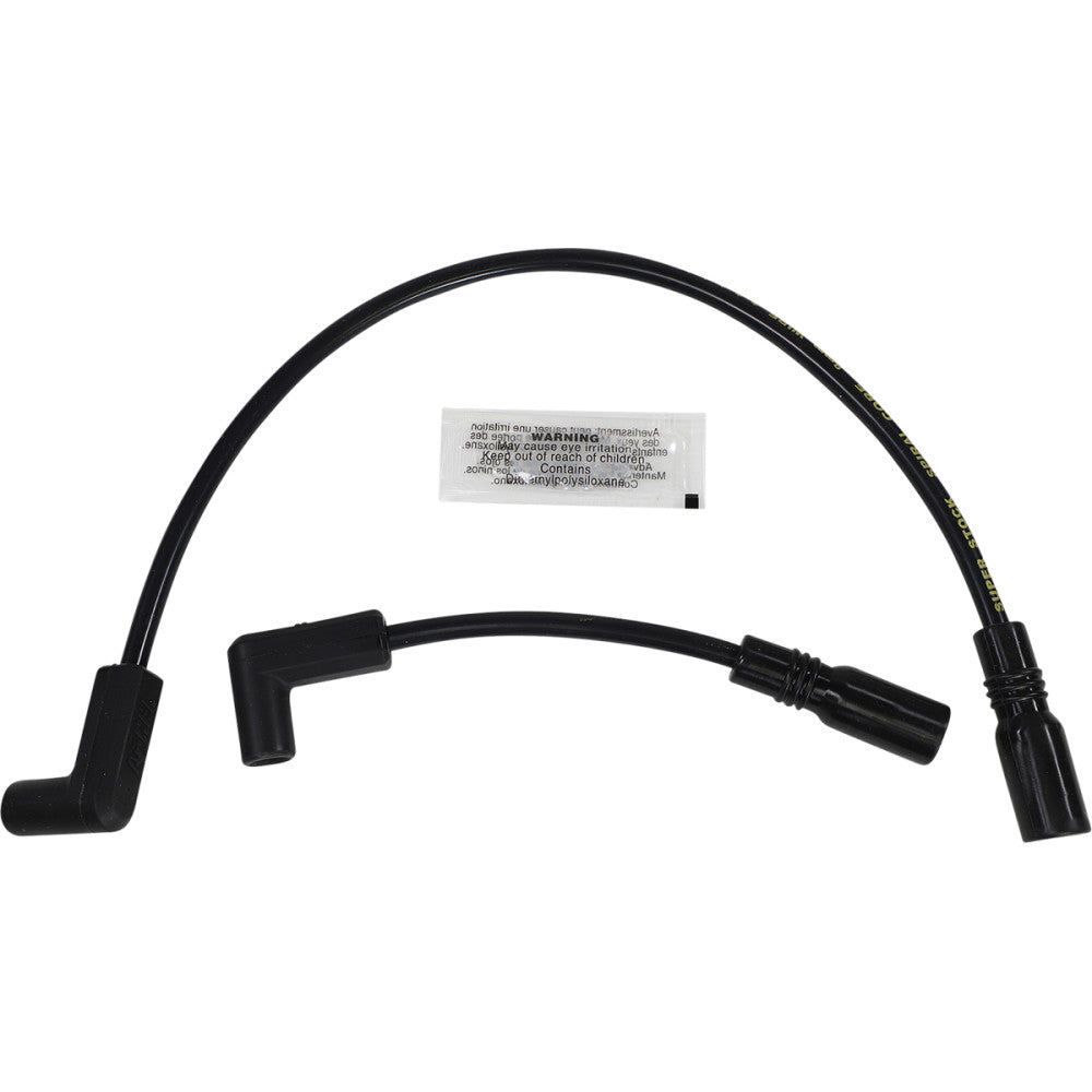 00-'17 for Harley FLSTC ACCEL Spiral Core Wire Set 8.0Mm Black 274-0139