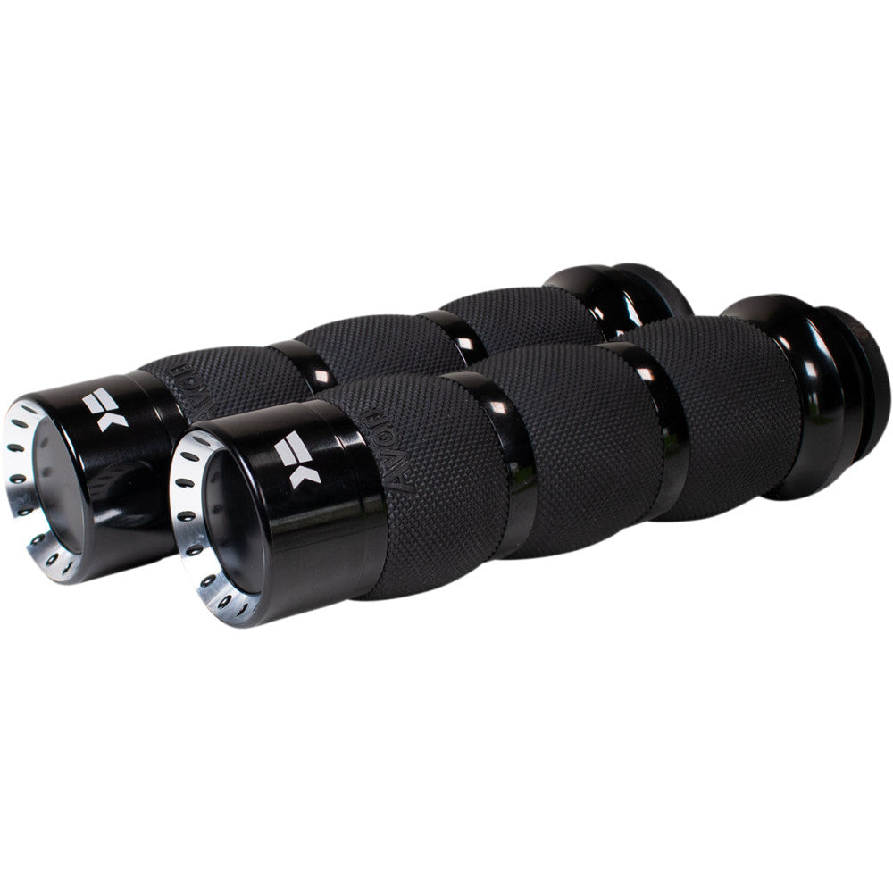 2018-2021 for Harley Softail Slim FLSL Grips Turbine Air Cushion TBW Black