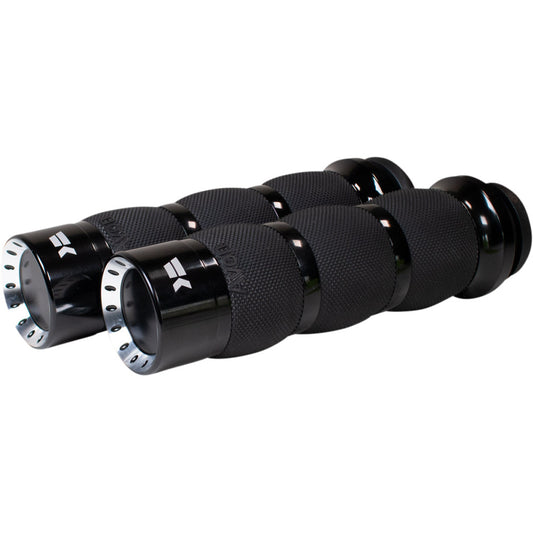 2018-2021 for Harley Softail Slim FLSL Grips Turbine Air Cushion TBW Black