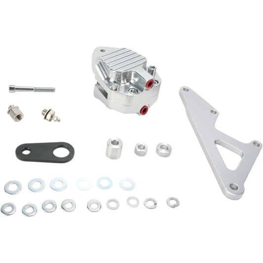 1974-1977 for Harley Sportster 1000 XLCH Front Caliper 74-77 FX Clear Anodized
