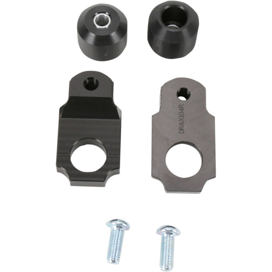 2003-2021 for Kawasaki Ninja ZX-6R DRIVEN RACING Axle Block Sliders ZX-6R Black