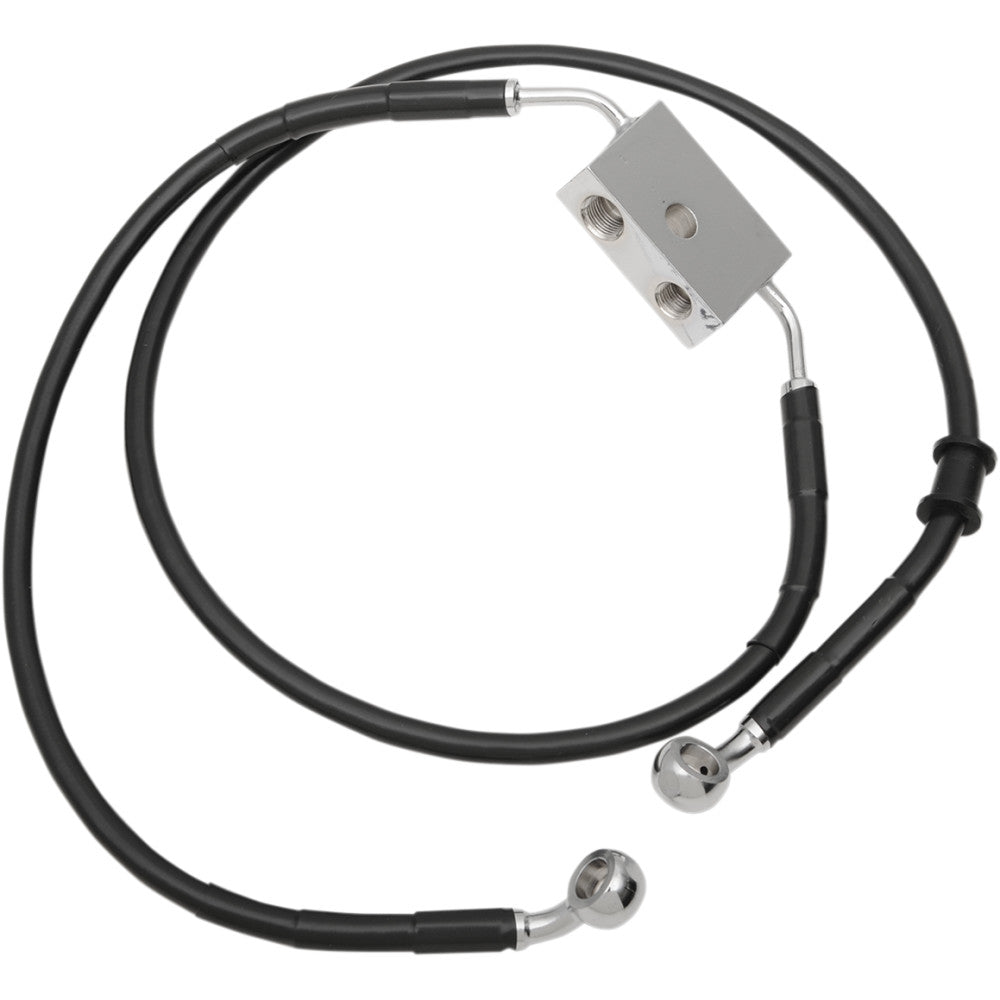 14-20 for Harley XL1200C/CP DS Ext Front Brake Line Kit +8 Lower/Upper W/ ABS