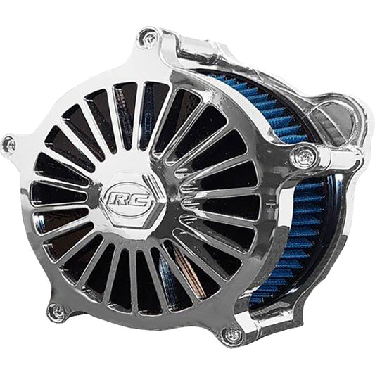 2008-2017 for Harley Street Bob FXDB RC COMPONENTS Illusion Air Cleaner Chrome