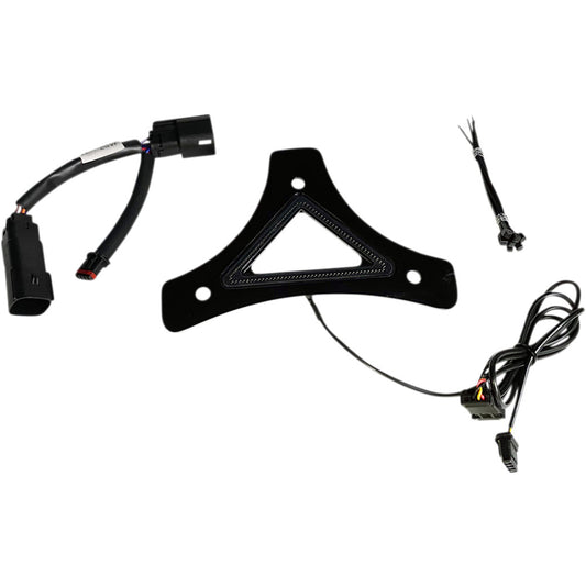 2010-2013 for Harley Road Glide Custom FLTRX LED Backrest Light Run/Brake Black