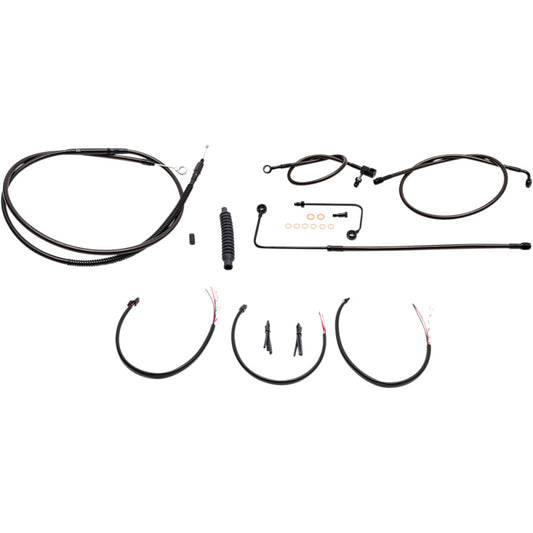 2016-2017 for Harley Softail Slim FLS Cable Kit Mini Ape Handlebars Midnight