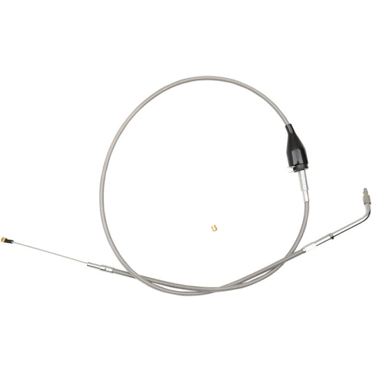 2012-2017 for Harley Wide Glide FXDWGI Idle Cable 15" 17" Stainless Steel