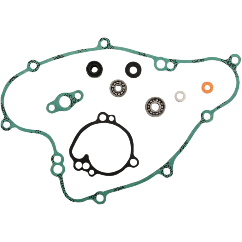 06-'09, '11-'21 for Kawasaki KX65 ATHENA Water Pump Repair Kit W/Bearings Kaw