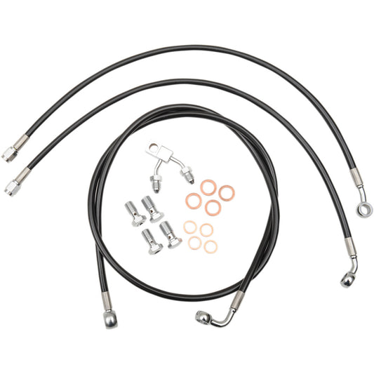 2012-2014 for Harley Softail Slim FLS Brake Line 18" 20" Ape Hanger Handlebars B